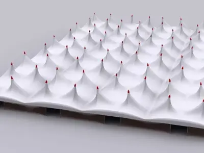 REFUGEE MARQUEE 3D model