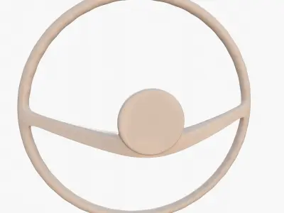 Amphicar 770 Steering Wheel 3D model