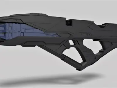 Vengeance Rifle from the movie Star Trek Into Darkness 2013 3D model