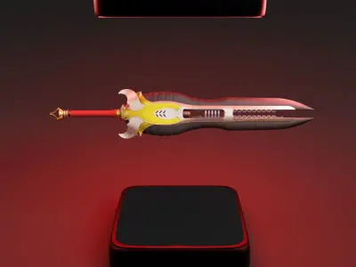 Gauss Sword 3D model