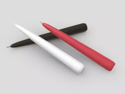 CC0 - Candle Free low-poly 3D model