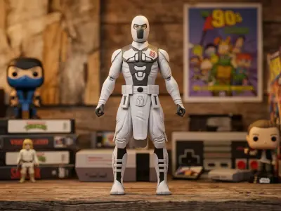 G I Joe Core Ninja Figure Scorpion Low-poly 3D model