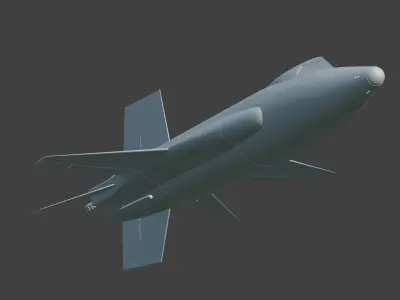 North American X-15 3D print model