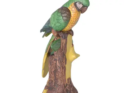 Ceramic Parrot 3D model