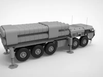 THAAD Terminal High Altitude Area Defense 3D model