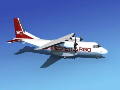 Casa CN-235 Simmons Cargo 3D model