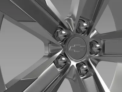 Chevrolet Camaro ZL1 2012 rim 3D model