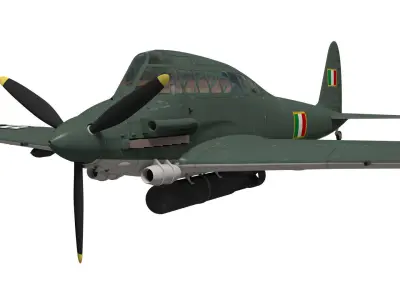 Savoia-Marchetti SM93 3D model