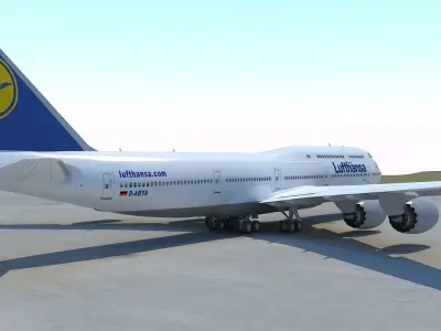 B 747-8 3D model