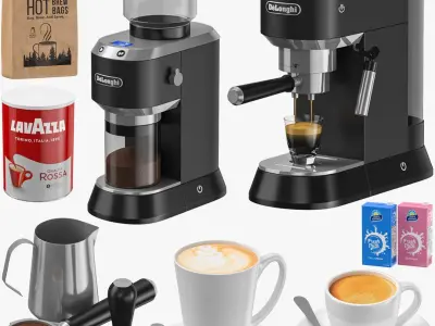 Coffee Making Collection 3D model