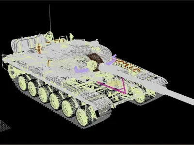 T72 Ural 3D model