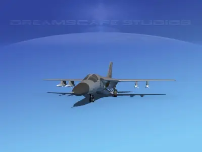 General Dynamics F-111 Aardvark V07 3D model