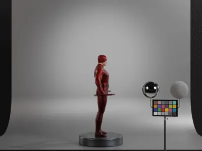 Daredevil - 2003 Low-poly 3D model