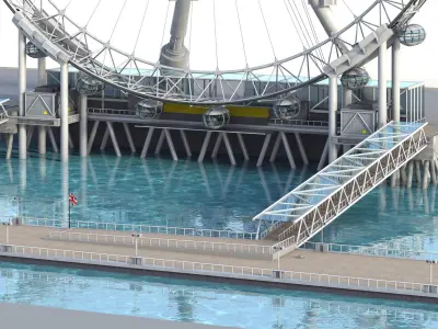 London Eye 3D model buy
