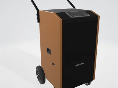 Commercial Dehumidifier Low-poly 3D model