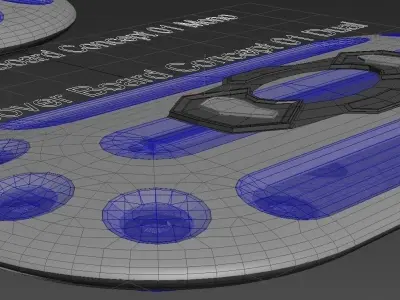 Electric Hoover Board - Concept 3D model