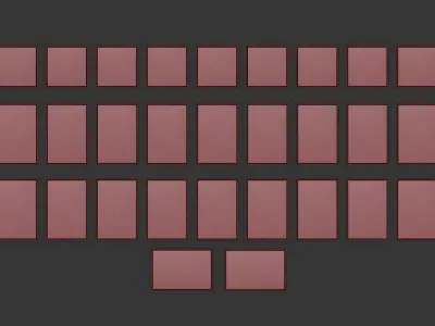 The collection of paintings abstract part 2 3D model