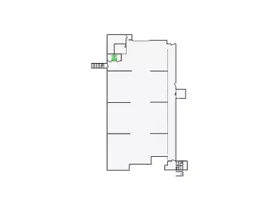 Commercial Interior Sketch - 8501-9000 SF - Xactimate 3D model