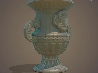 Spectra Grecian Urn Low-poly 3D model