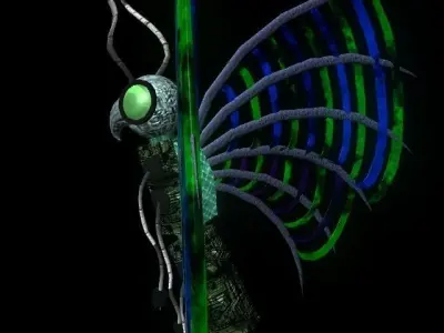 Butterfly Robot Batterifly 3D model