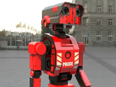 AMIR-01 robot 3D model