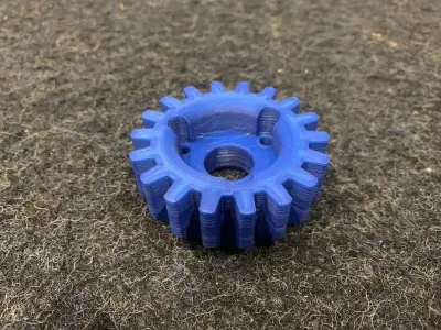 50cc 2 stroke engine coupling 3D model