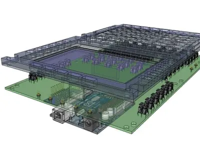 AIRBUS A320 MCDU 3D print model