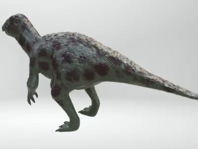 Iguanodon Dinosaur Low-poly 3D model