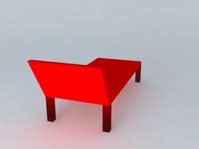 Chaise-longue lounge chair Free 3D model