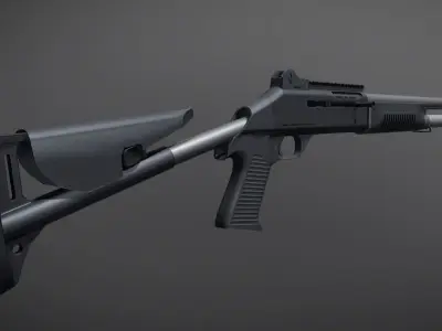 Benelli M4 Super 90 3D model