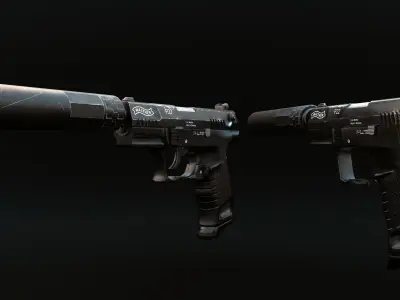 P22 Gun - Asset 3D model