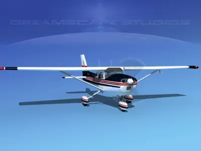 Cessna 172 Skyhawk 1976 V10 3D model