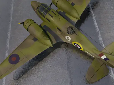 Airspeed Oxford Mk-2 3D model