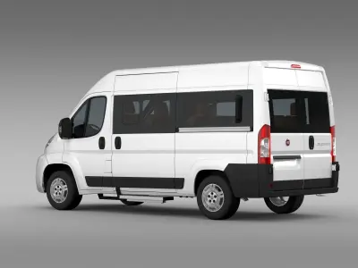 Fiat Ducato Panorama L2H2 2006-2014 3D model