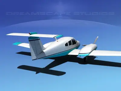 Piper PA-44-180 Seminole V08 3D model