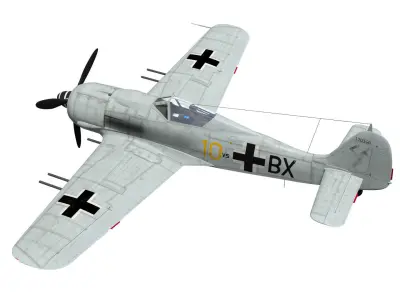 Focke Wulf Fw190 A8 R11 3D model