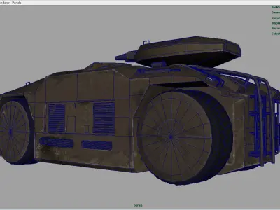 M577 APC 3D model