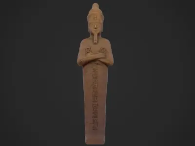 Egypt Statue Low-poly 3D model