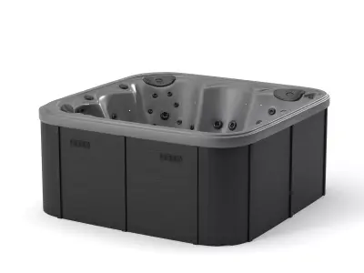 Jet Acrylic Square Bathtub 3D model