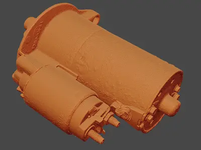 Car Starter Motor RAW Scan 3D model