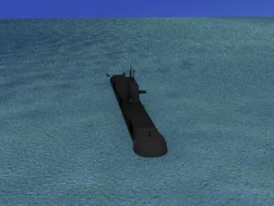 Collins Class HMAS Sheean 77 3D model