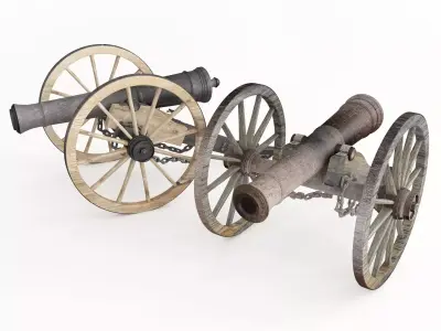 Cannon 02 01 3D model