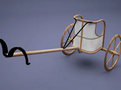 Egyptian Chariot 3D model