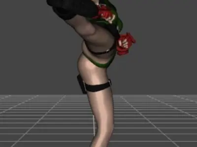 Cammy Street Fighter 3D print model