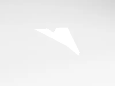 Paper Plane Pack 01 Low-poly 3D model