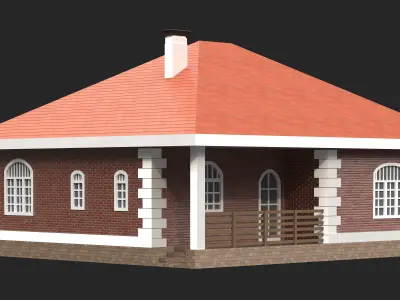 Onestory private house 3D model