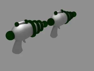 Ray Gun Alien 3D model