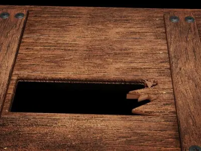 High-Quality Game Prop 3D model