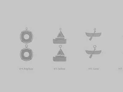 Vehicles Pendants Megapack Original Blend STL Collection 3D print model