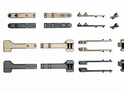 Arisaka Hand - Finger Stop Low-poly 3D model